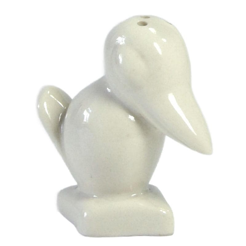 Ivory White Stork Salt Shaker, for Ćmielów, Poland, 1930s - 4870