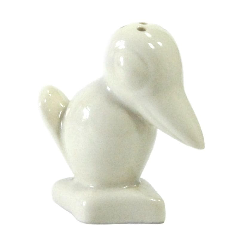Ivory White Stork Salt Shaker, for Ćmielów, Poland, 1930s - 4871