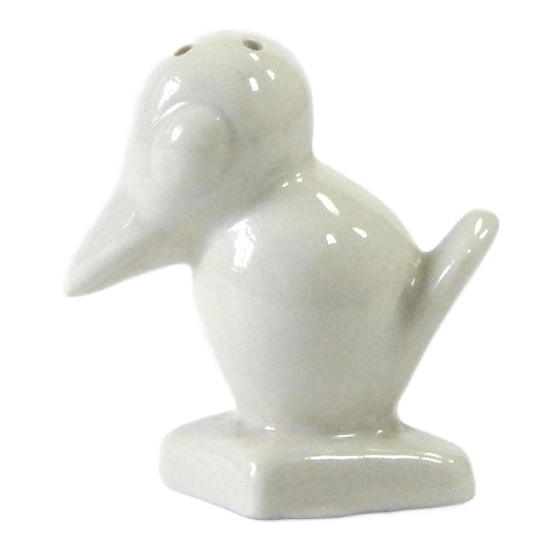 Ivory White Stork Salt Shaker, for Ćmielów, Poland, 1930s - 4868