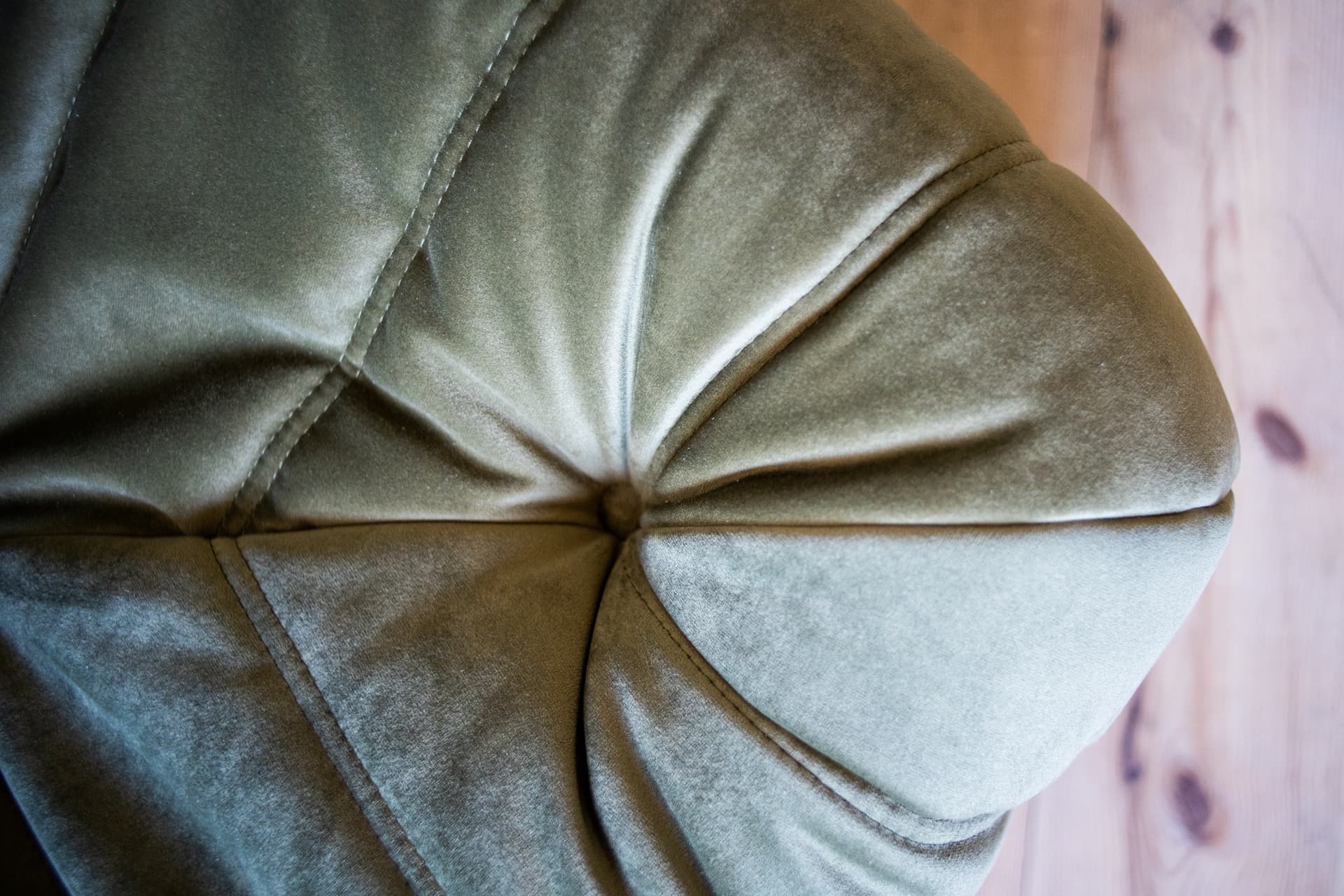 Narożnik Togo, velvet zielony khaki - 165856