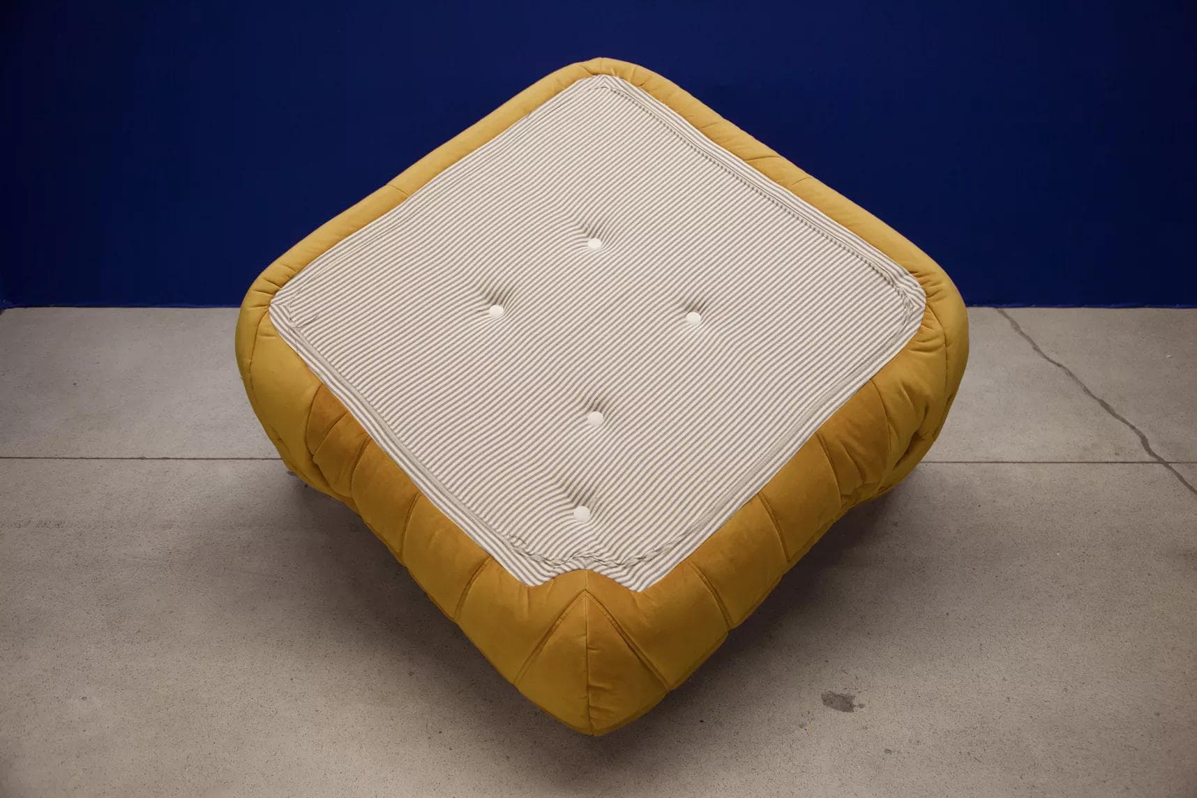 Narożnik Togo, velvet musztardowy żółty - 165325