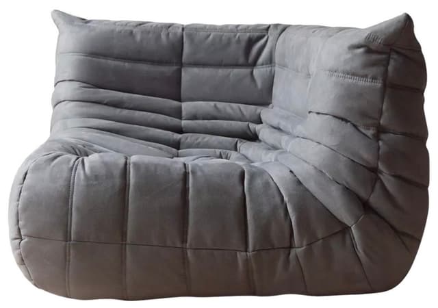 Narożnik Togo, mikrofibra szara - WYMIARY