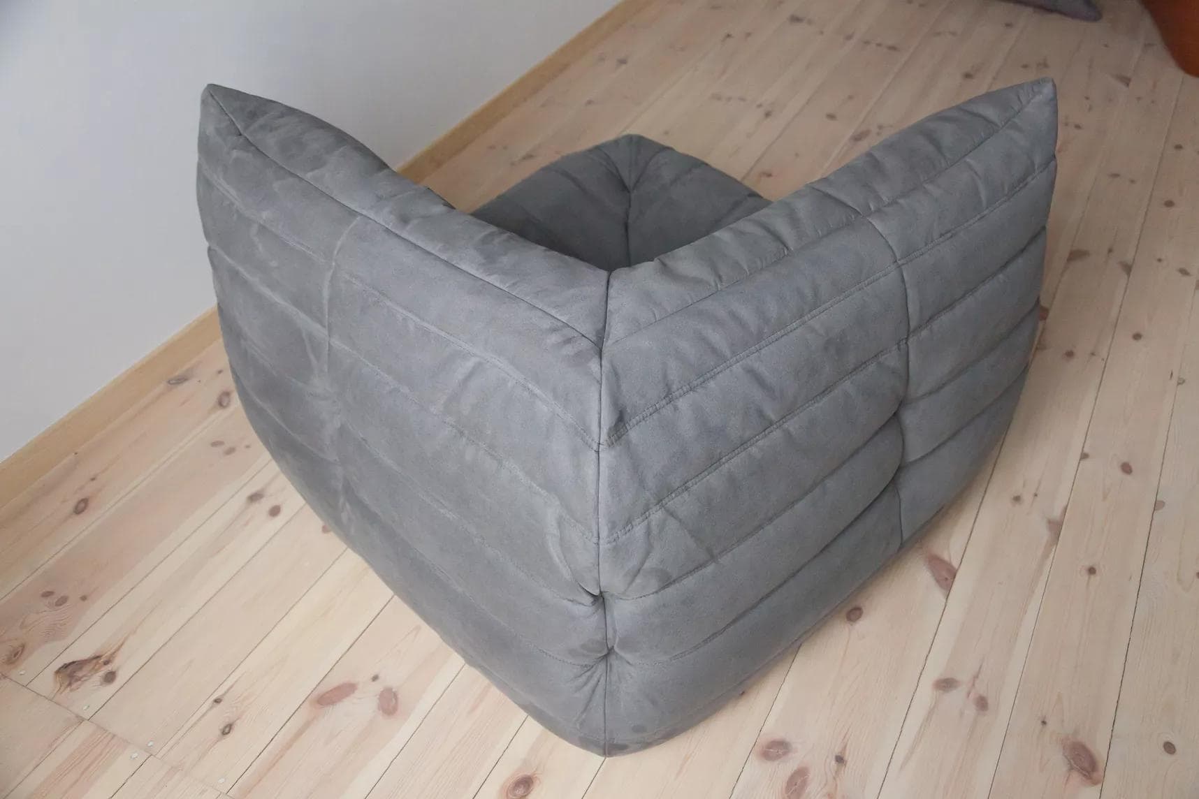 Narożnik Togo, mikrofibra szara - 165091