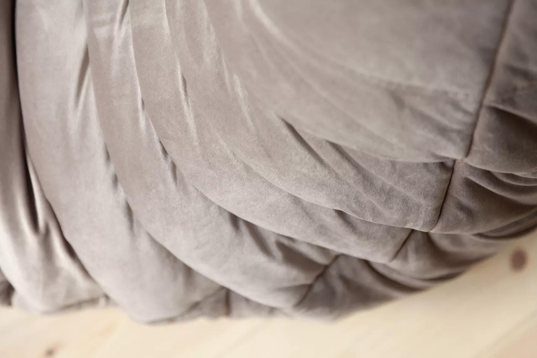 Narożnik Togo, velvet szary ciepły - 165180