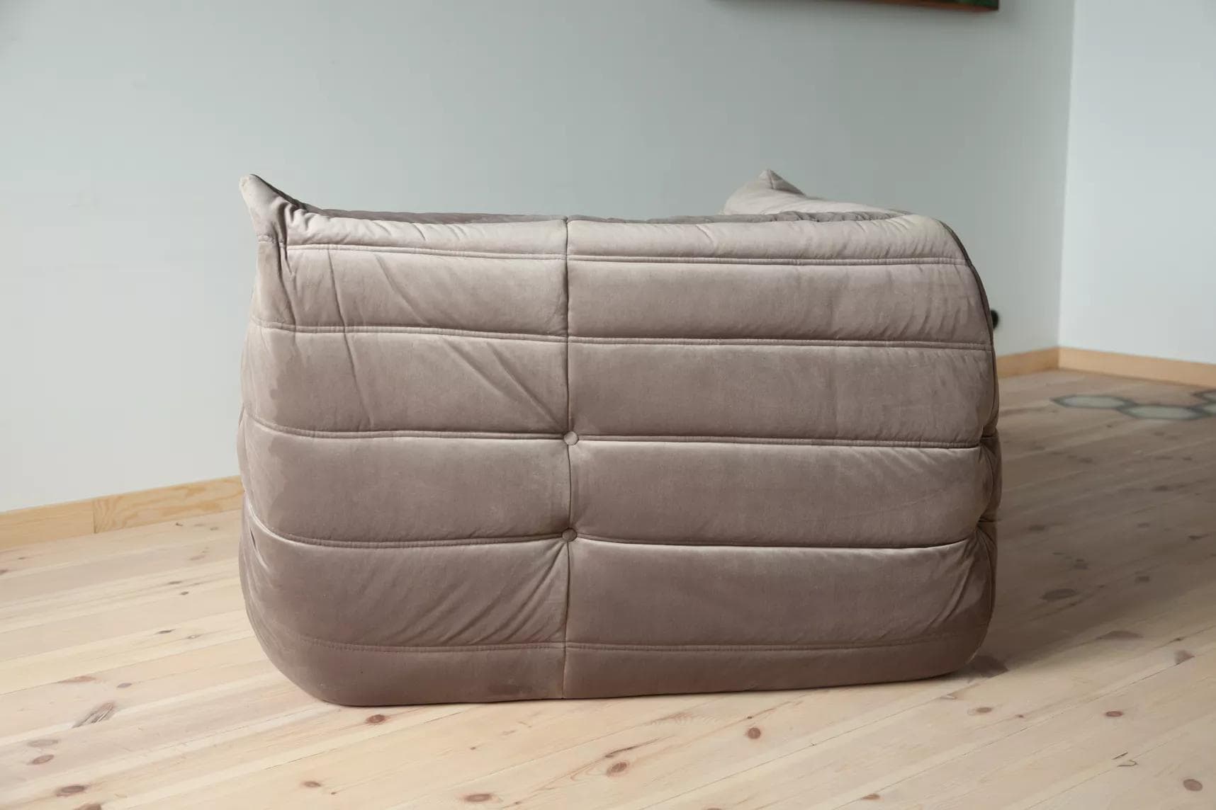 Narożnik Togo, velvet szary ciepły - 165182