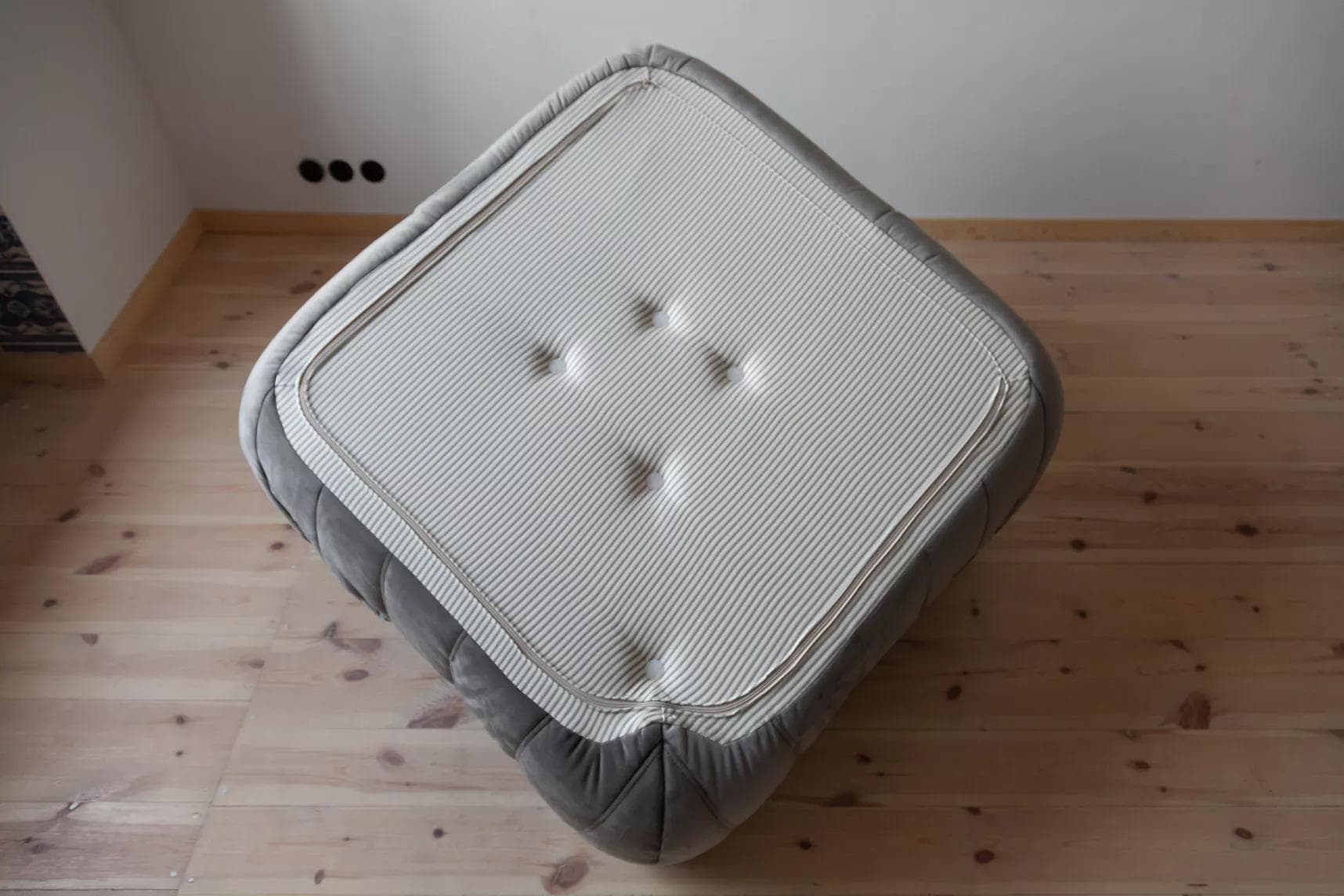 Narożnik Togo, velvet szary srebrny - 165780