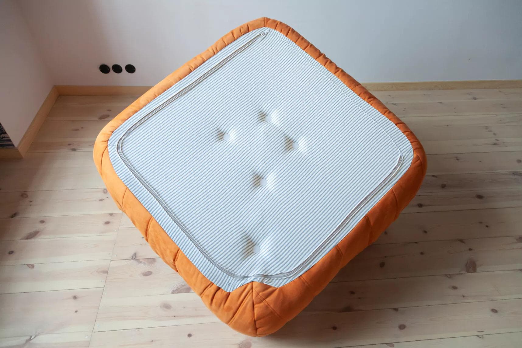 Narożnik Togo, mikrofibra pomarańcz - 165816