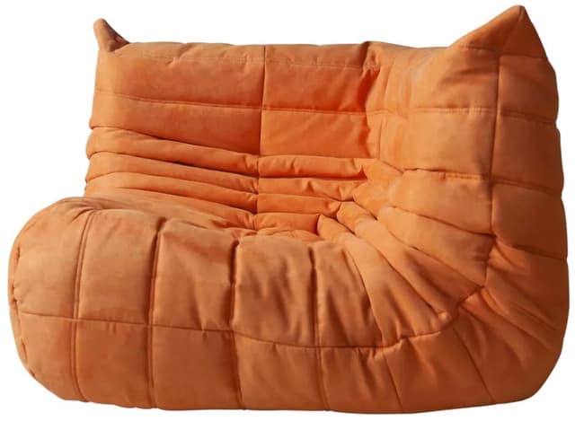 Narożnik Togo, mikrofibra pomarańcz - WYMIARY