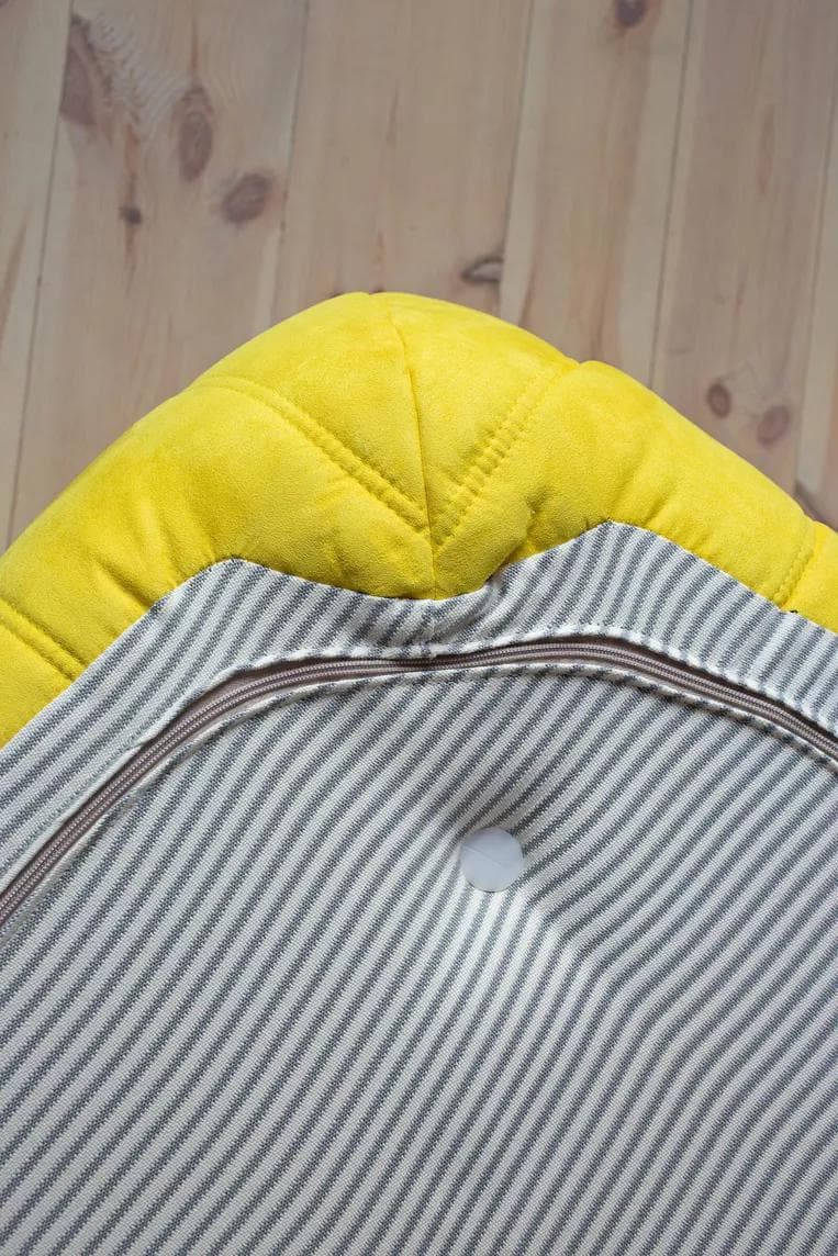 Narożnik Togo, mikrofibra cytrynowy żółty - 165846