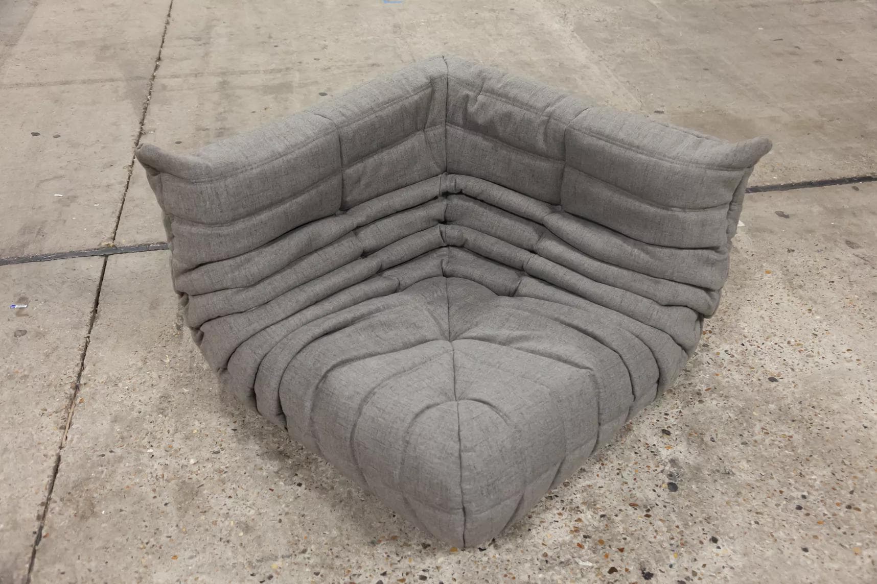 Narożnik Togo, tekstylia ciepły szary - 165832