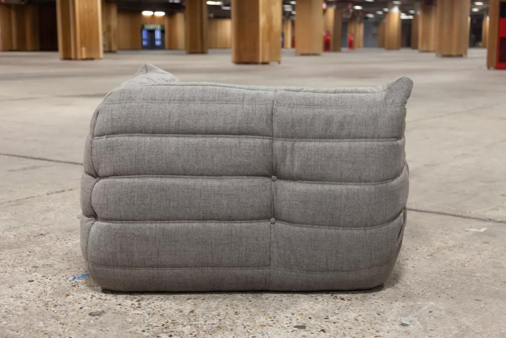 Narożnik Togo, tekstylia ciepły szary - 165826