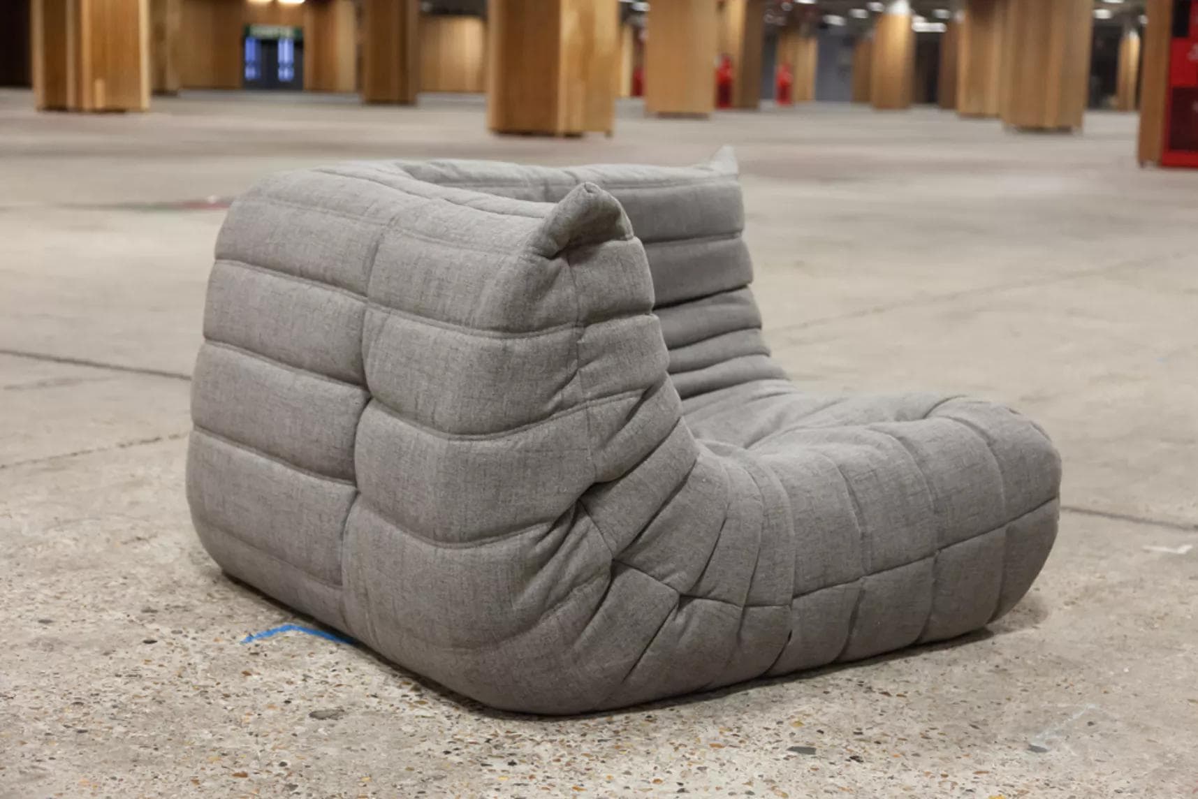 Narożnik Togo, tekstylia ciepły szary - 165827