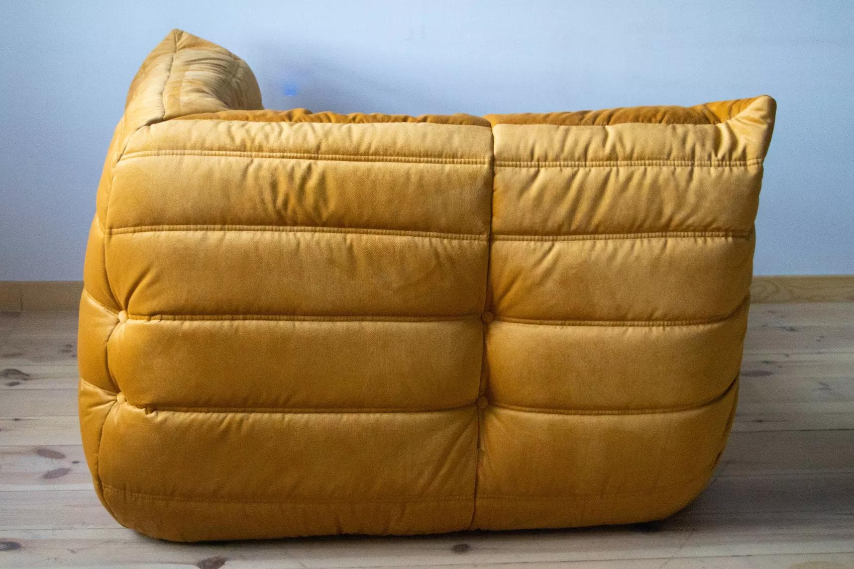 Narożnik Togo, velvet złoty - 165820