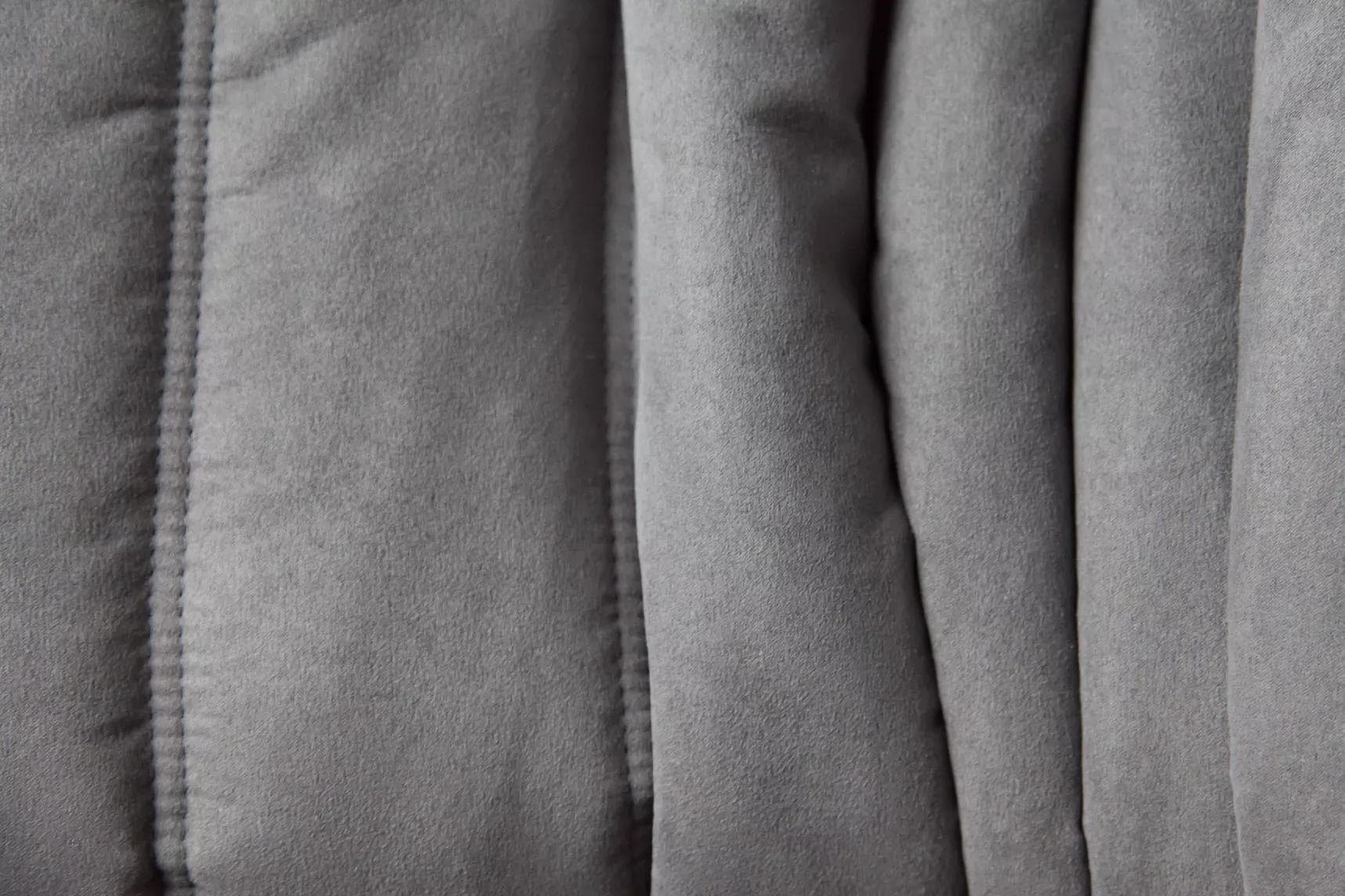 Fotel wypoczynkowy Togo, mikrofibra szara - 165721