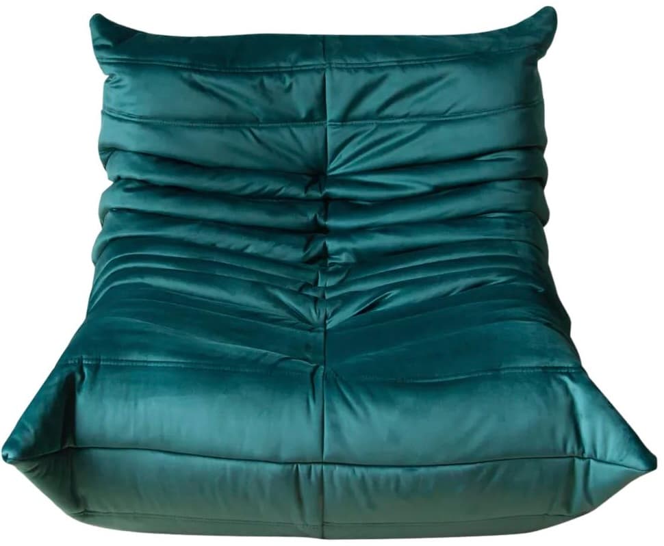 Fotel wypoczynkowy Togo, velvet zielony cyraneczka