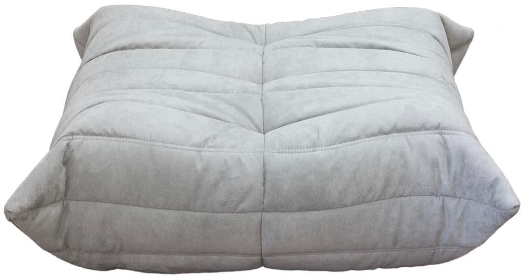 Podnóżek Togo, mikrofibra jasny szary - 59487