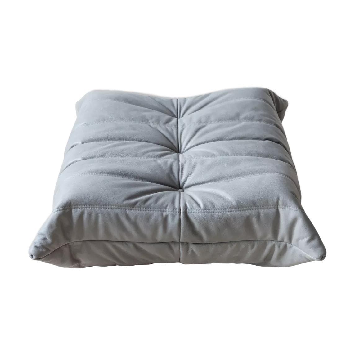 Podnóżek Togo, skóra szara madras - 184854