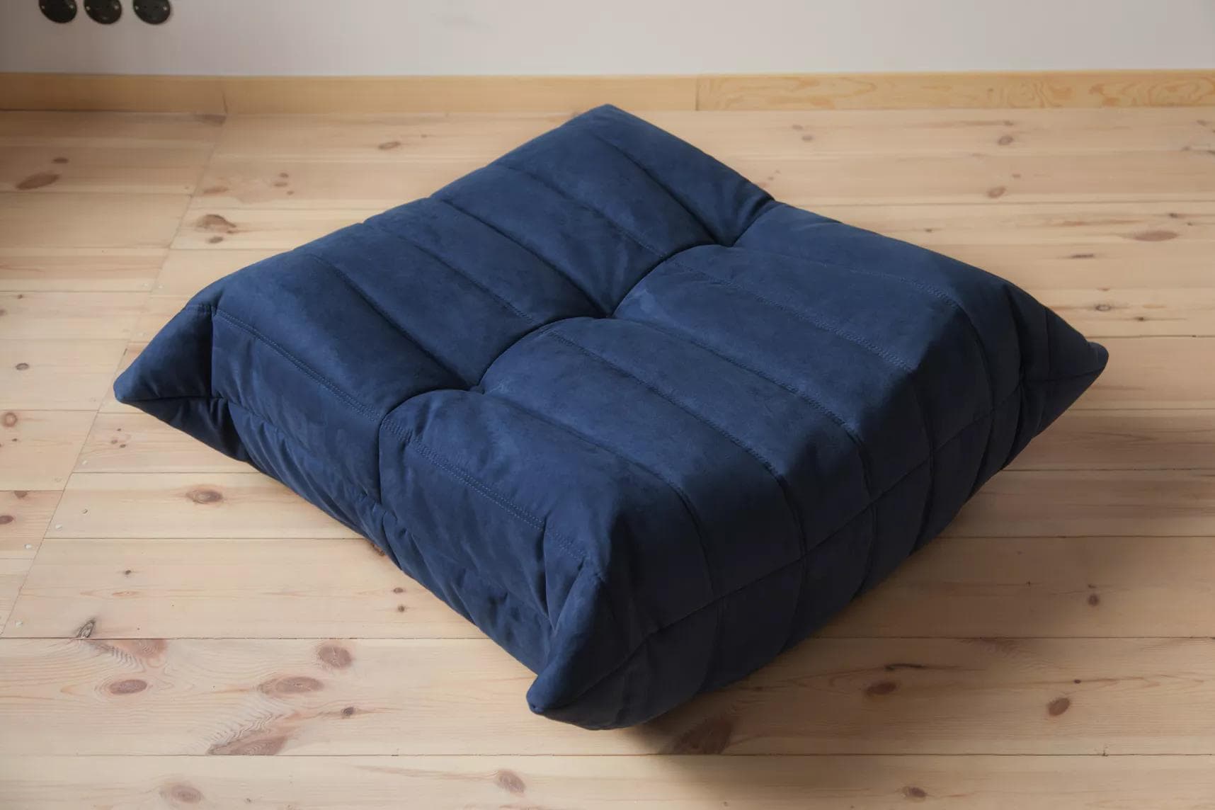 Podnóżek Togo, mikrofibra granatowy - 165617