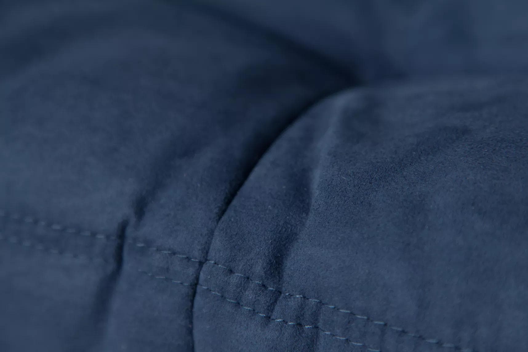 Podnóżek Togo, mikrofibra granatowy - 165615