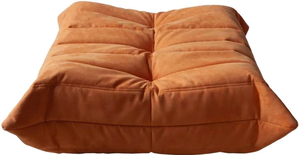 Podnóżek Togo, mikrofibra pomarańcz - 59462