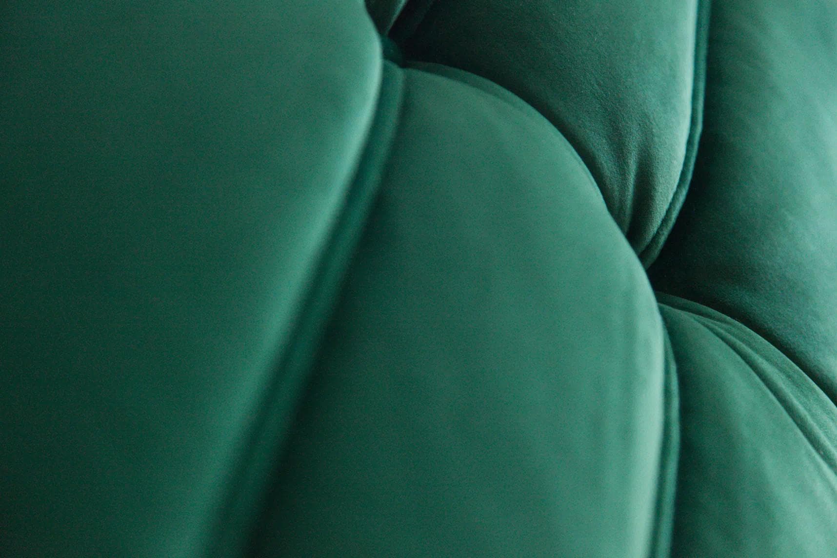 Podnóżek Togo, velvet zielony szmaragd - 165936