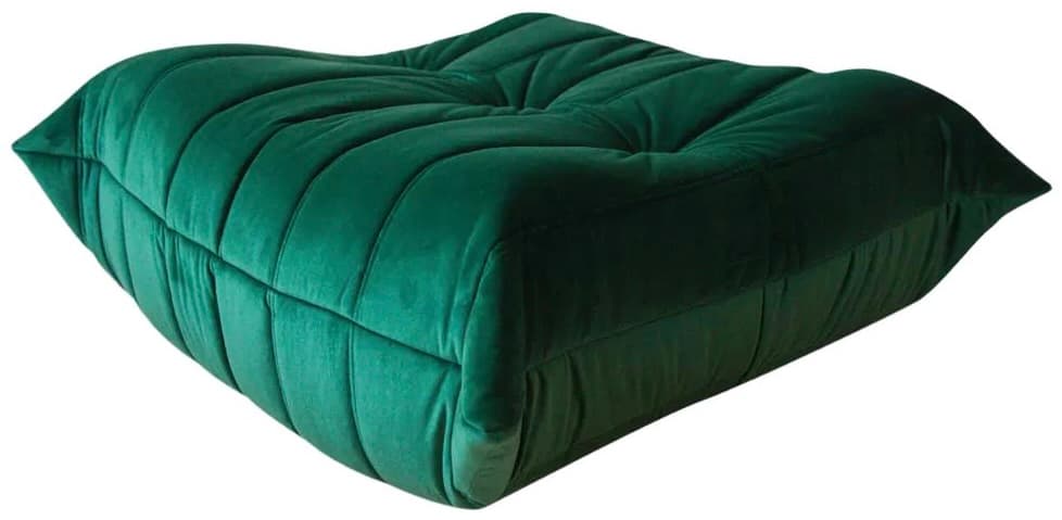 Podnóżek Togo, velvet zielony szmaragd - 59599