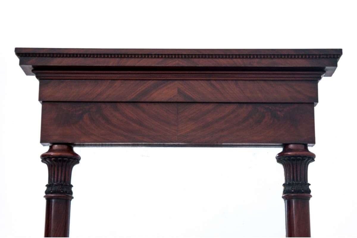 Mahogany Wall Mirror, Biedermeier Style, Northern Europe, 1860s - 49472