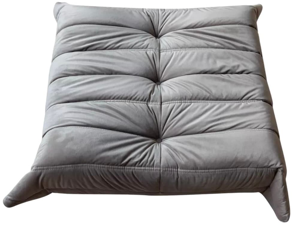 Podnóżek Togo, velvet szary ciepły - 59454