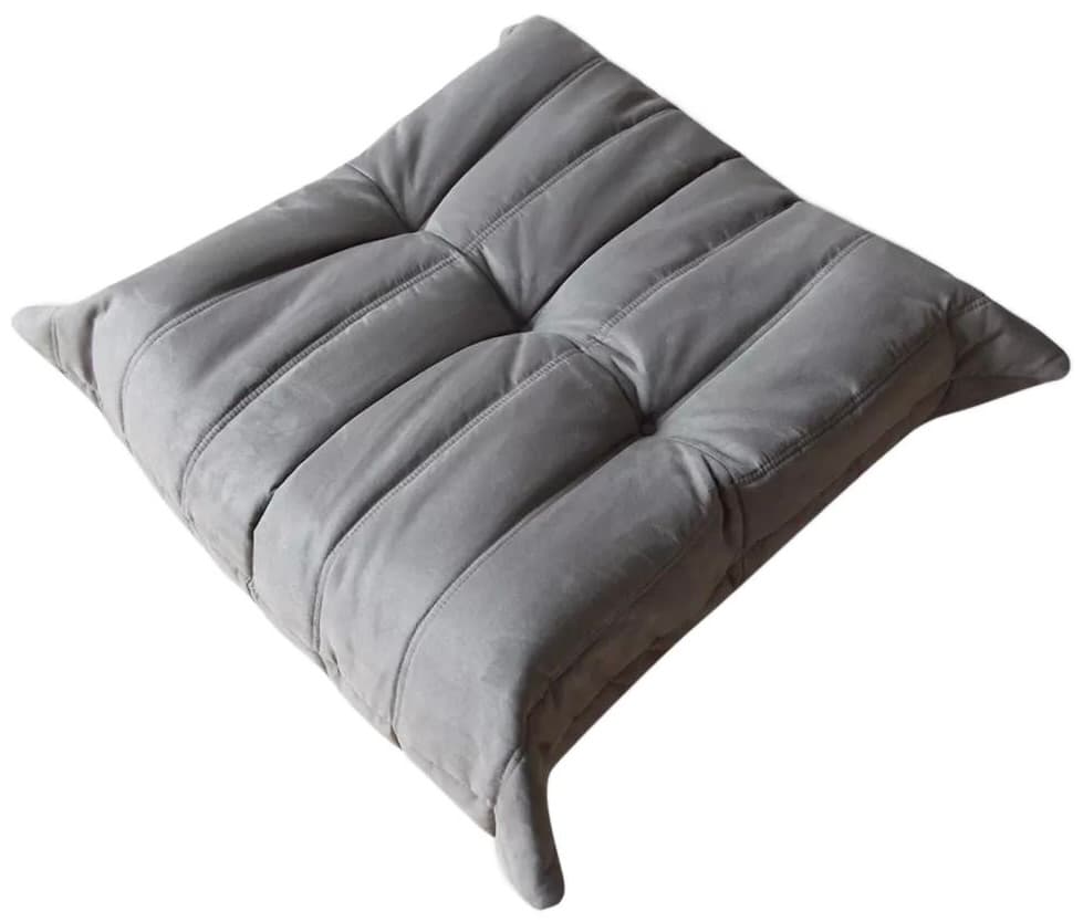 Podnóżek Togo, mikrofibra szara - 59584