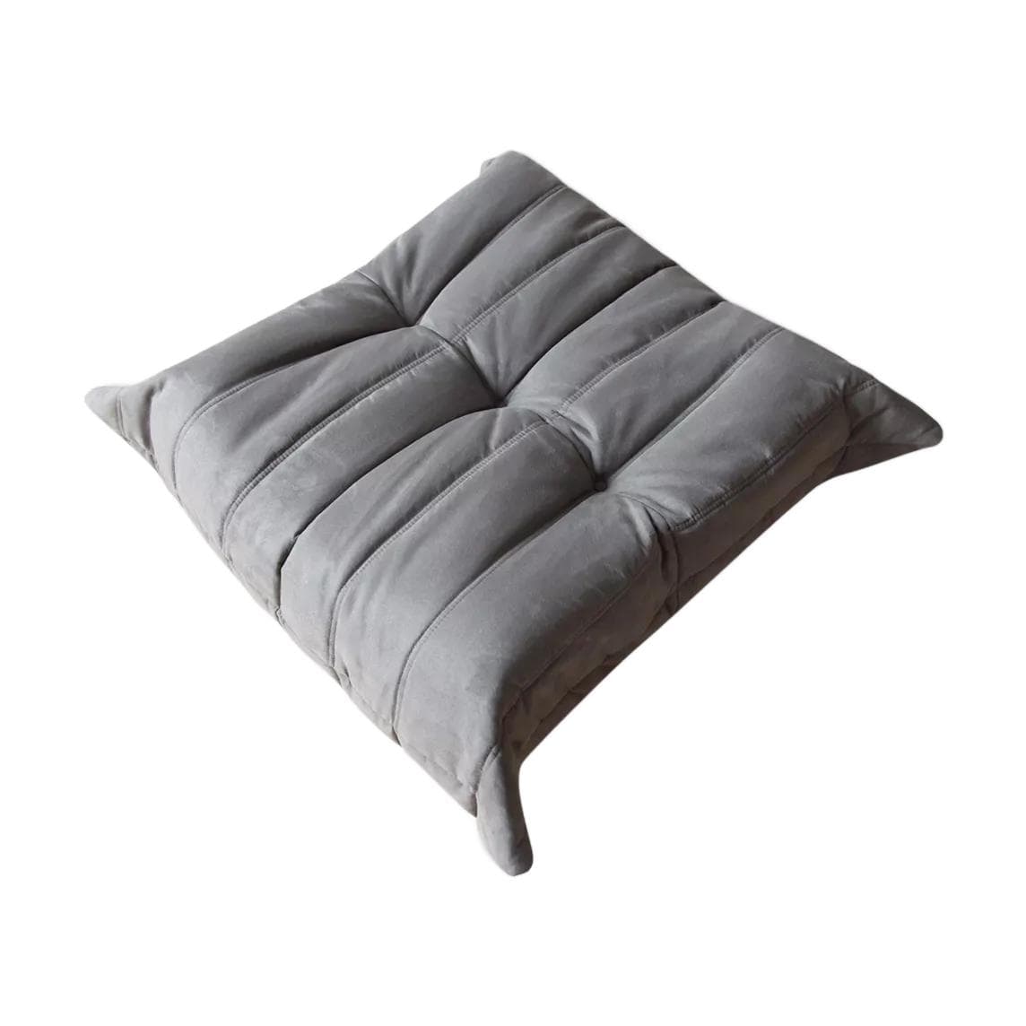 Podnóżek Togo, mikrofibra szara