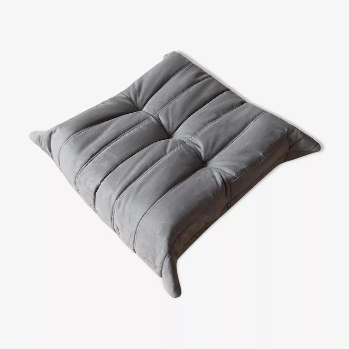 Podnóżek Togo, mikrofibra szara - 165552