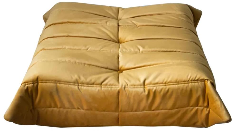 Podnóżek Togo, velvet złoty - 59406