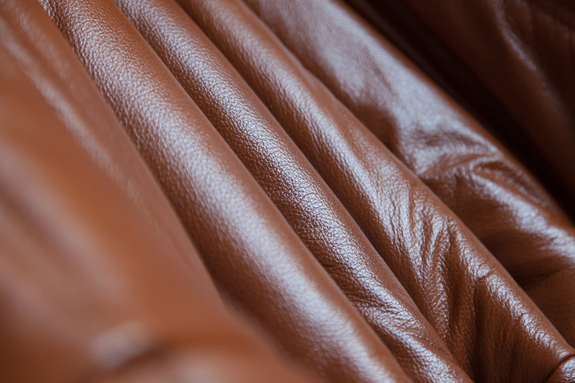 Narożnik Togo, skóra brązowa whisky - 165923