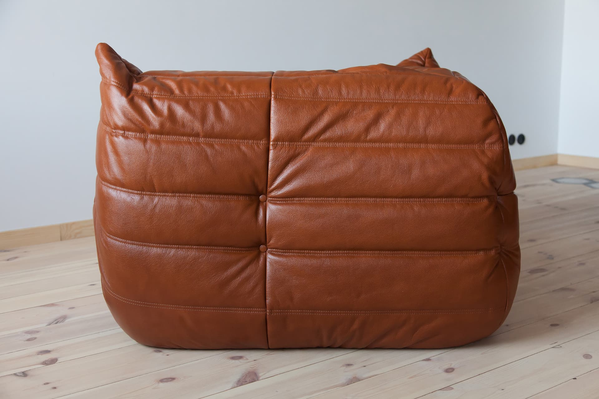 Narożnik Togo, skóra brązowa whisky - 165913