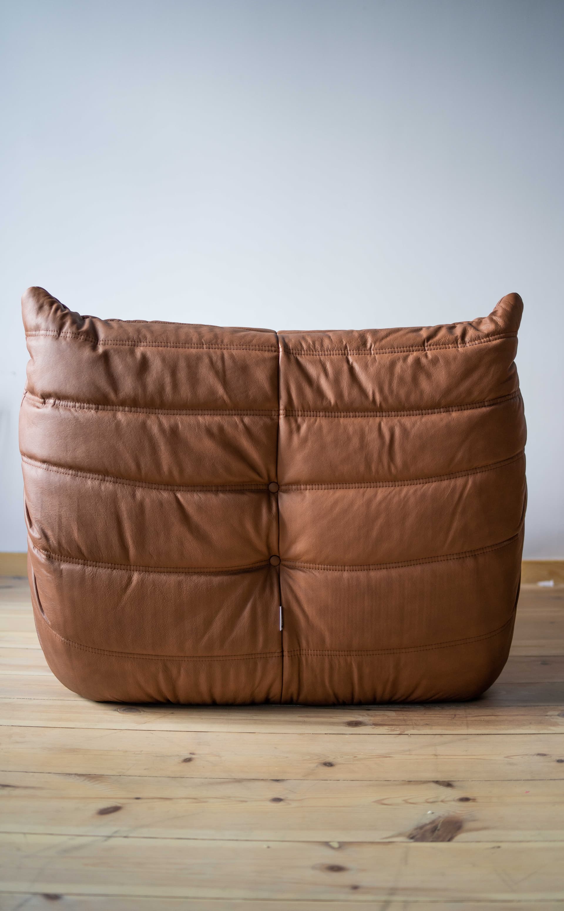 Zestaw wypoczynkowy Togo 5 części, skóra brązowa folk - 166044