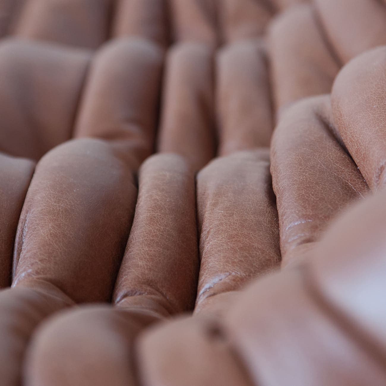 Sofa Togo trzyosobowa, skóra brązowa kentucky - 165461