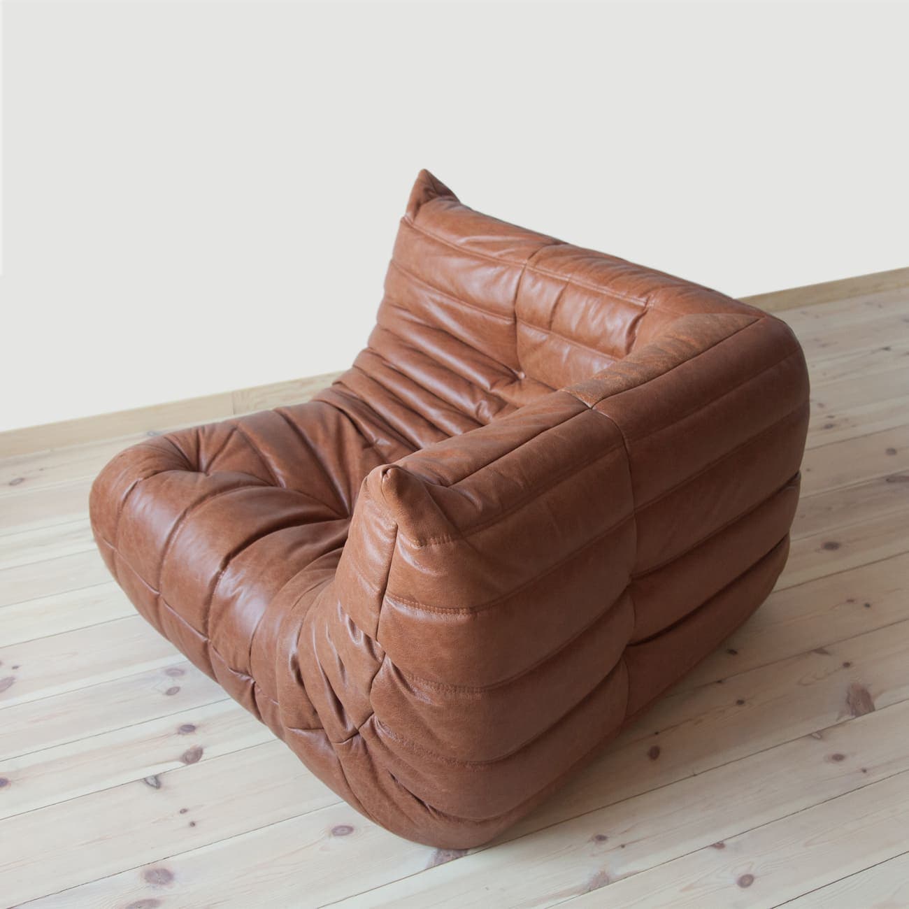 Narożnik Togo, skóra brązowa kentucky - 165454