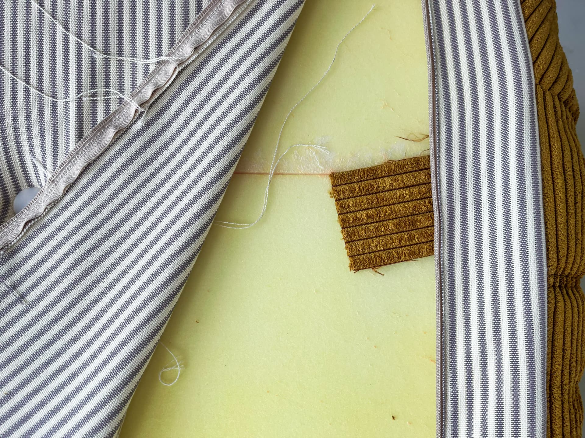 Zestaw wypoczynkowy Togo 5 części, cord piaskowy brąz - 166095