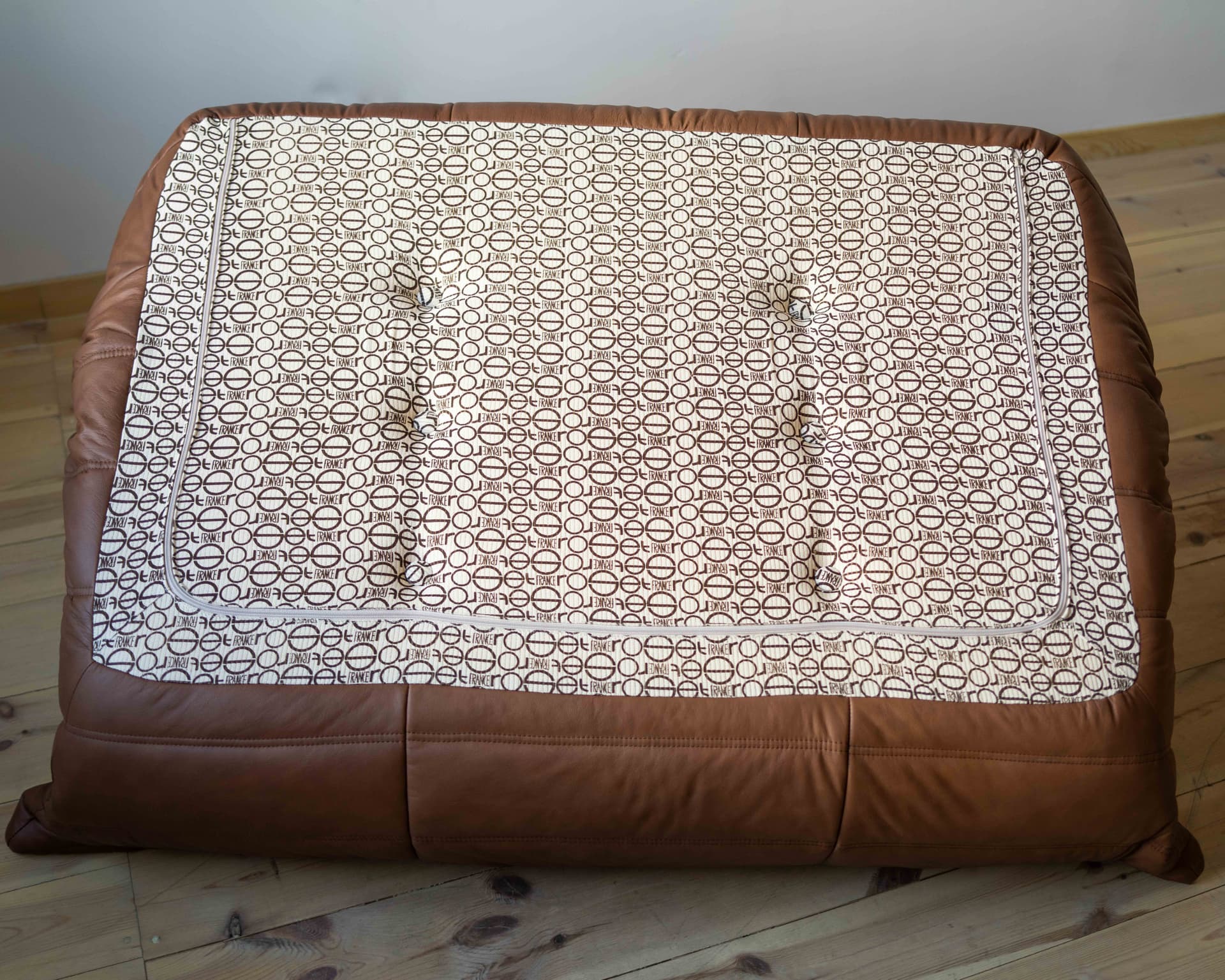 Sofa Togo dwuosobowa, skóra brązowa folk - 165517