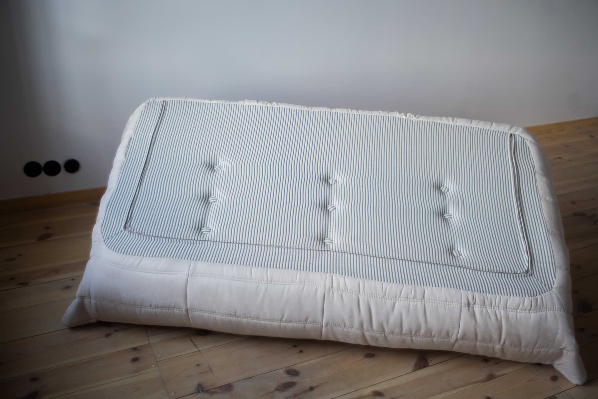 Sofa Togo trzyosobowa, velvet off-white - 166157