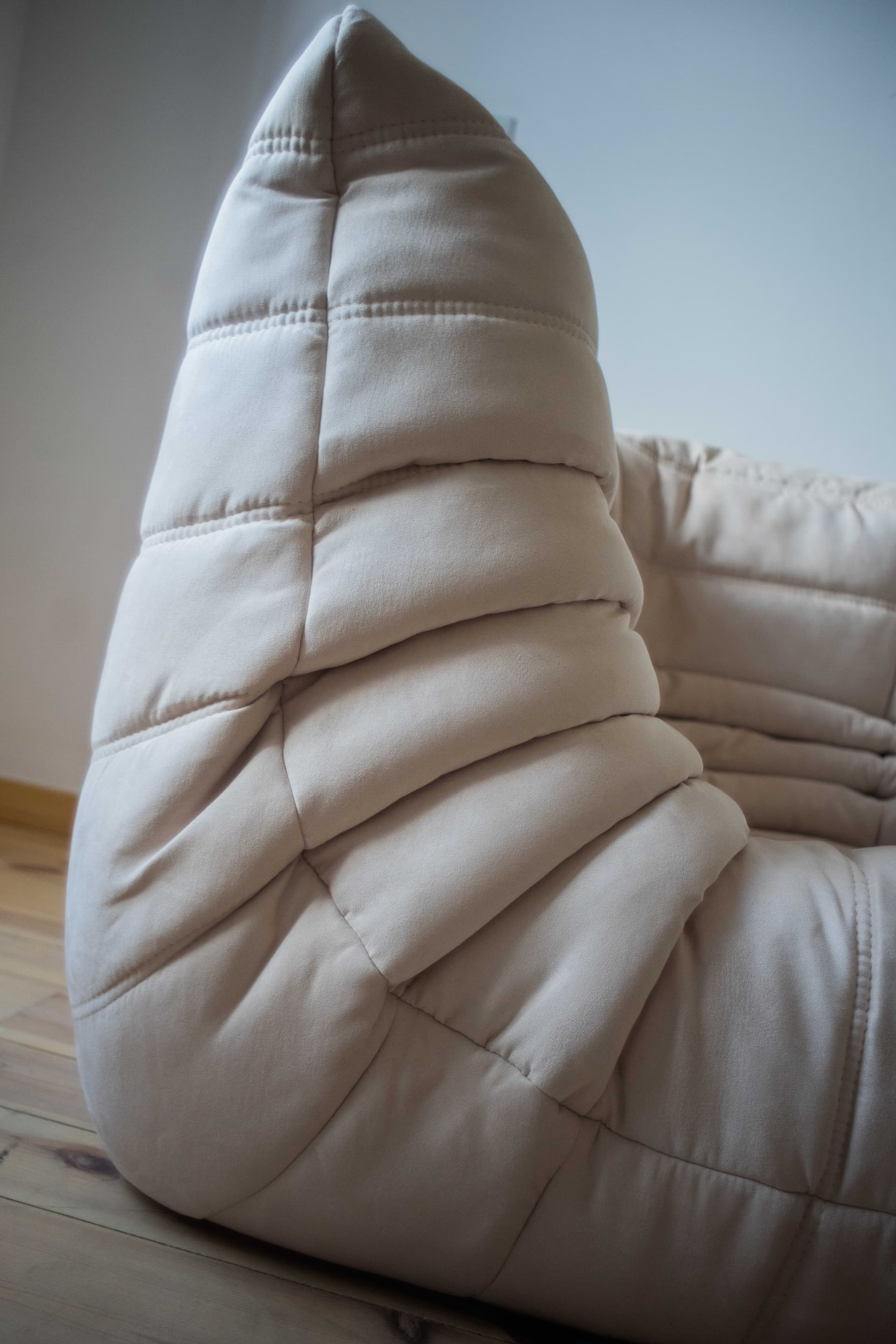 Narożnik Togo, velvet off-white - 165364