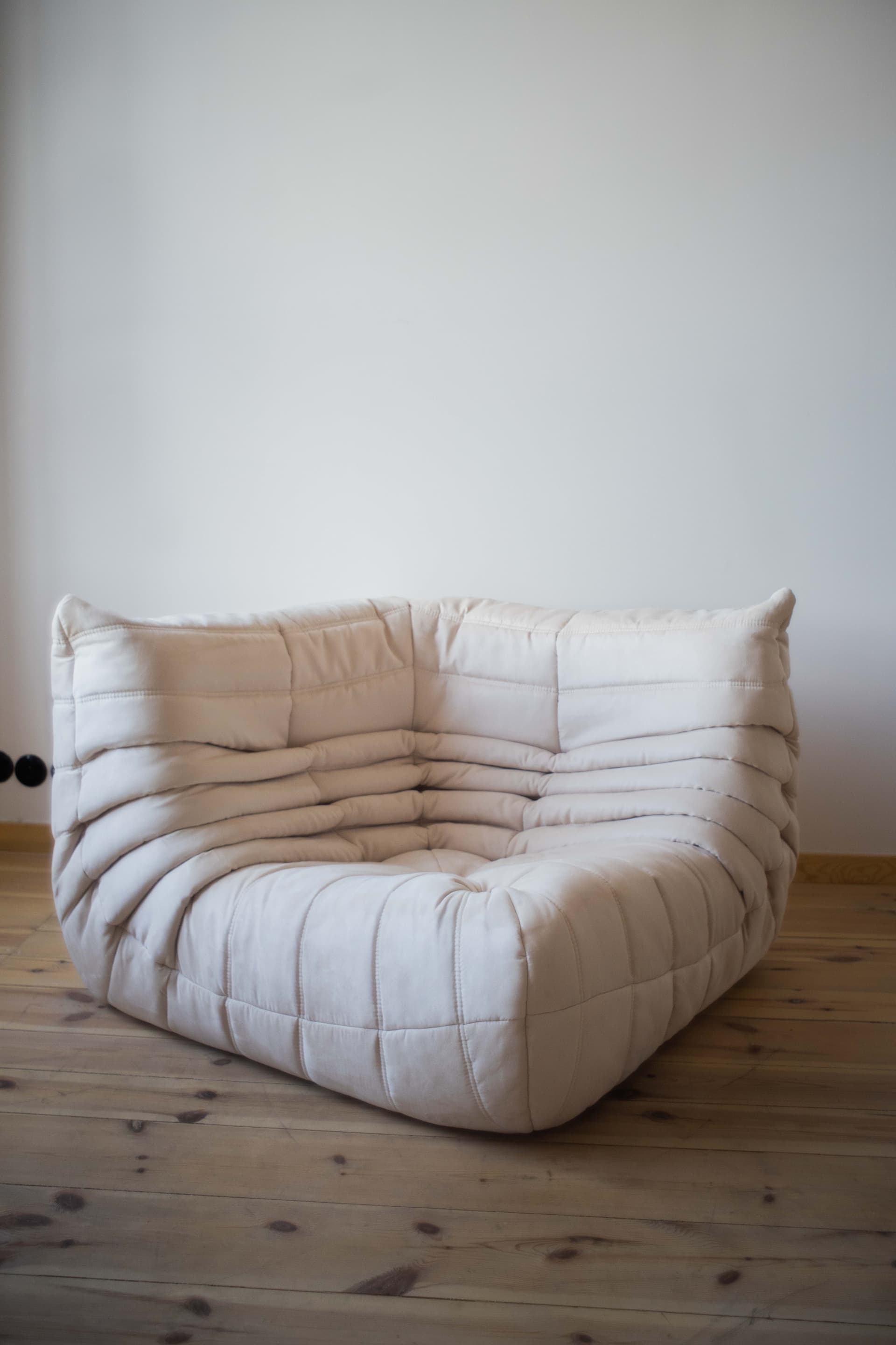 Narożnik Togo, velvet off-white - 165355