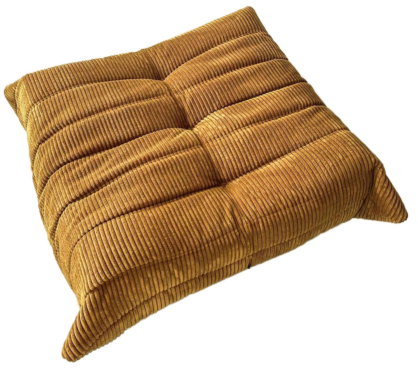 Podnóżek Togo, cord piaskowy brąz - 59389