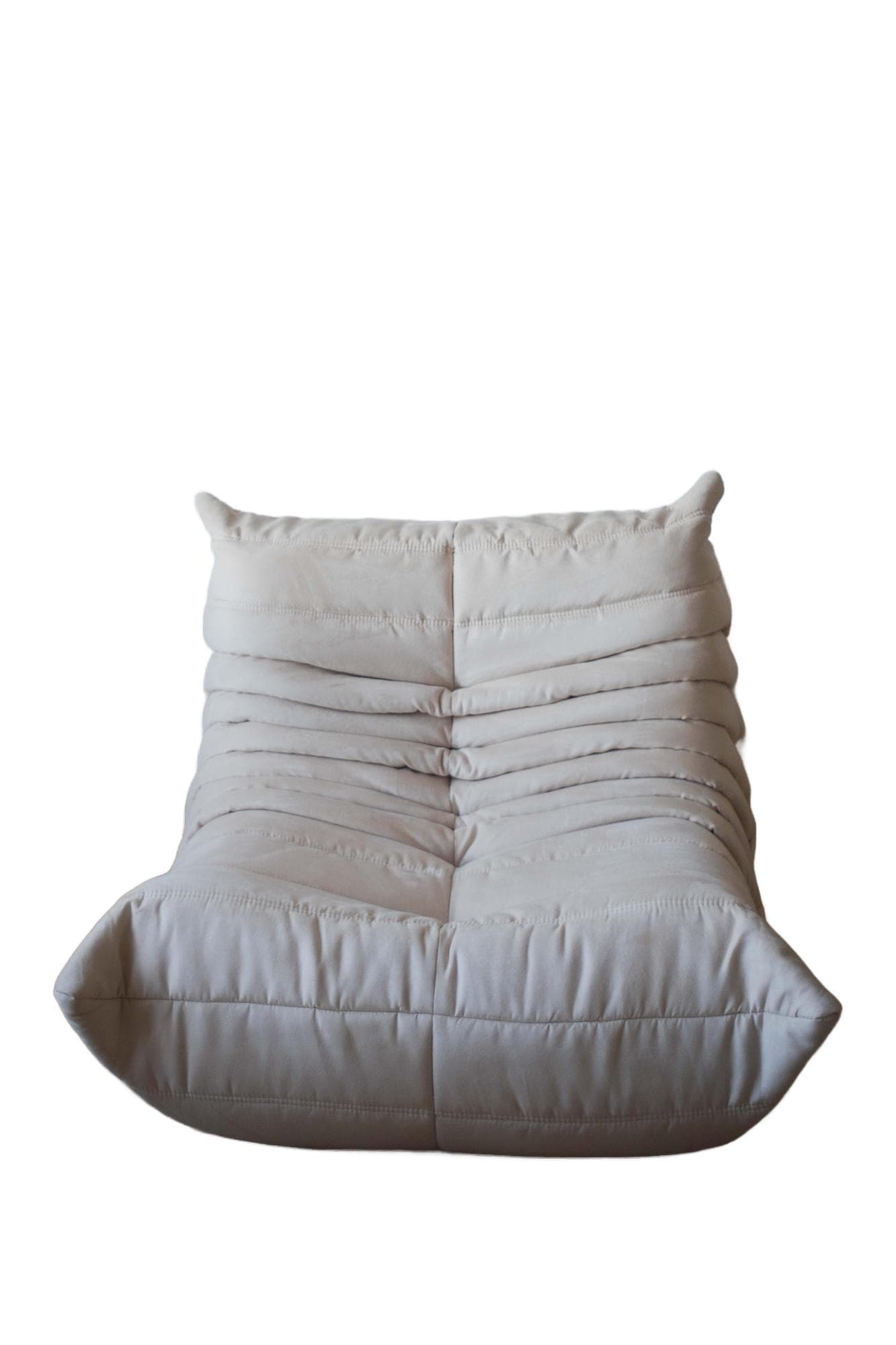 Fotel wypoczynkowy Togo, velvet off-white - 184808