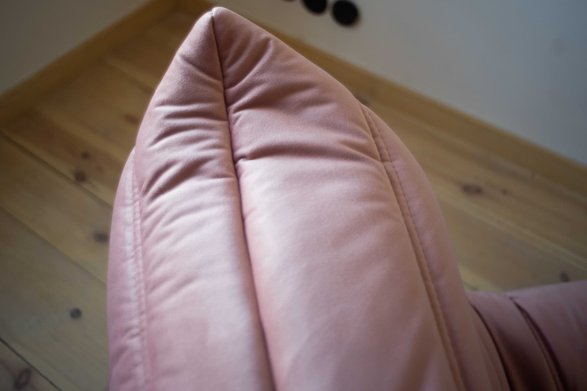 Narożnik Togo, velvet perłowy róż - 165376