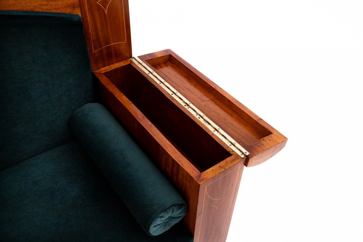 Mahogany Sofa, Art Nouveau, Northern Europe, 1890s - 49663