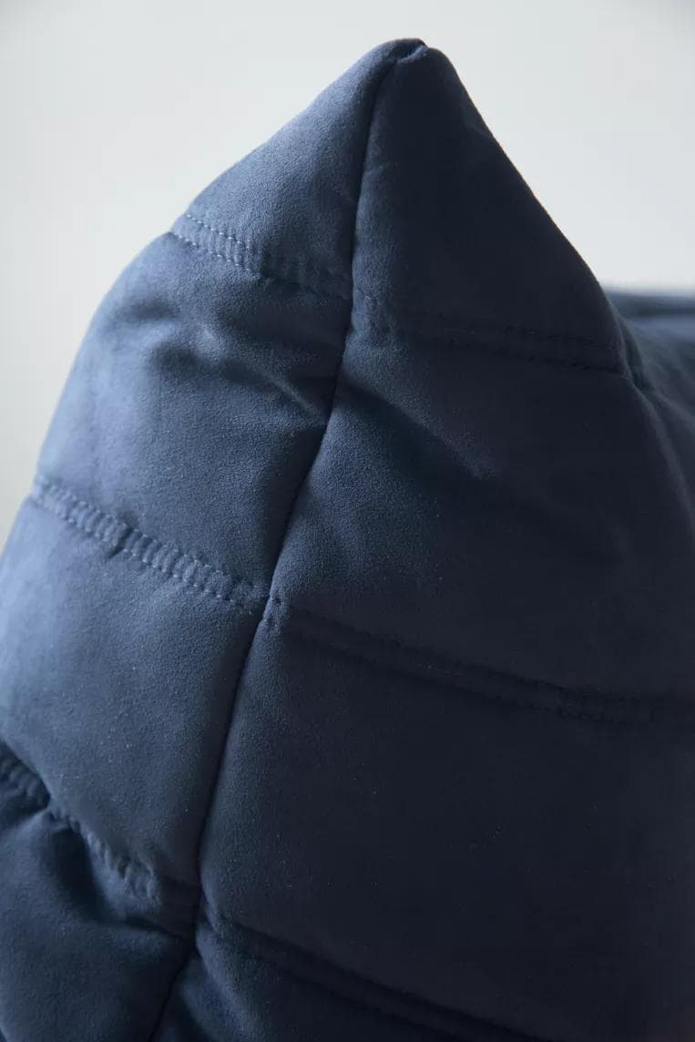 Sofa Togo trzyosobowa, mikrofibra granatowy - 166427