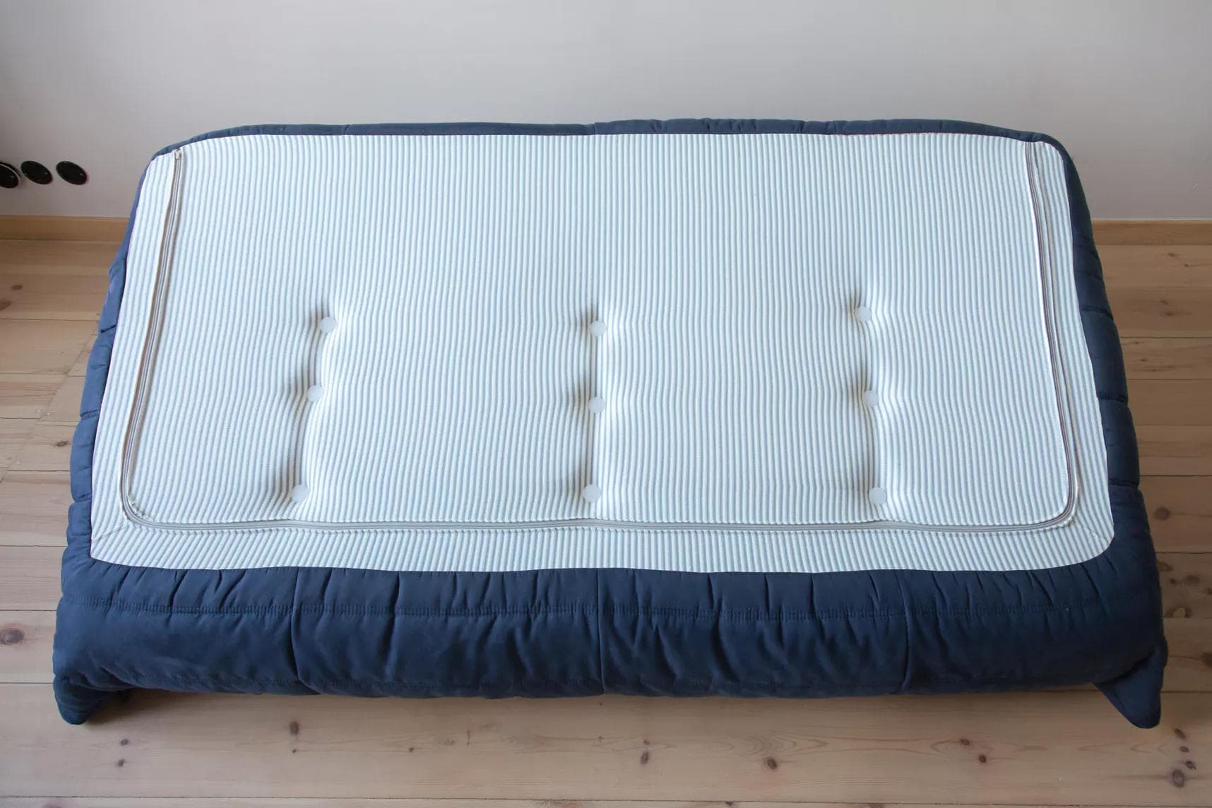 Sofa Togo trzyosobowa, mikrofibra granatowy - 166428