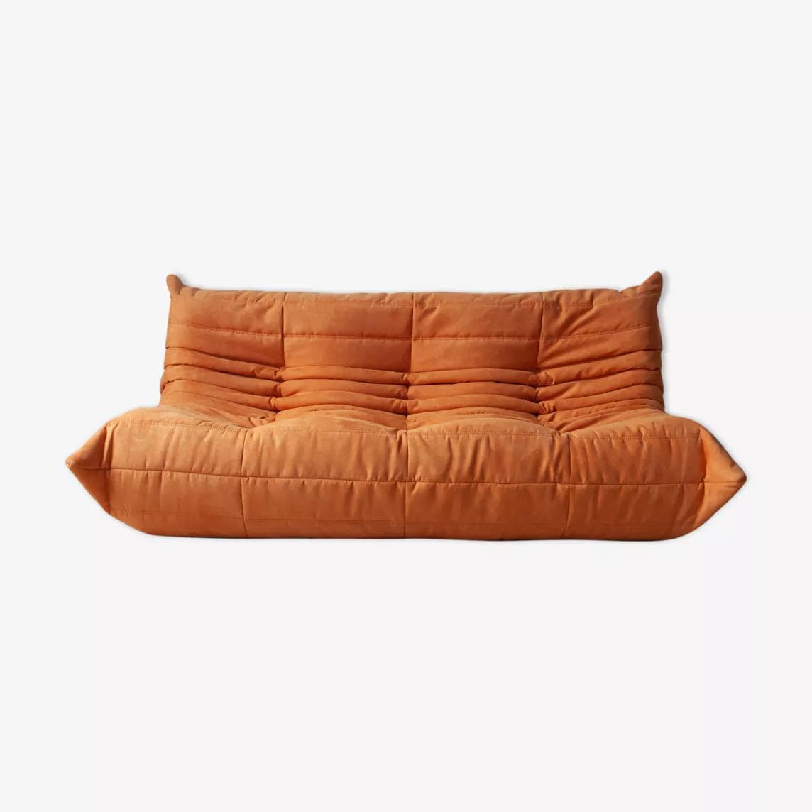 Sofa Togo trzyosobowa, mikrofibra pomarańcz - 166401