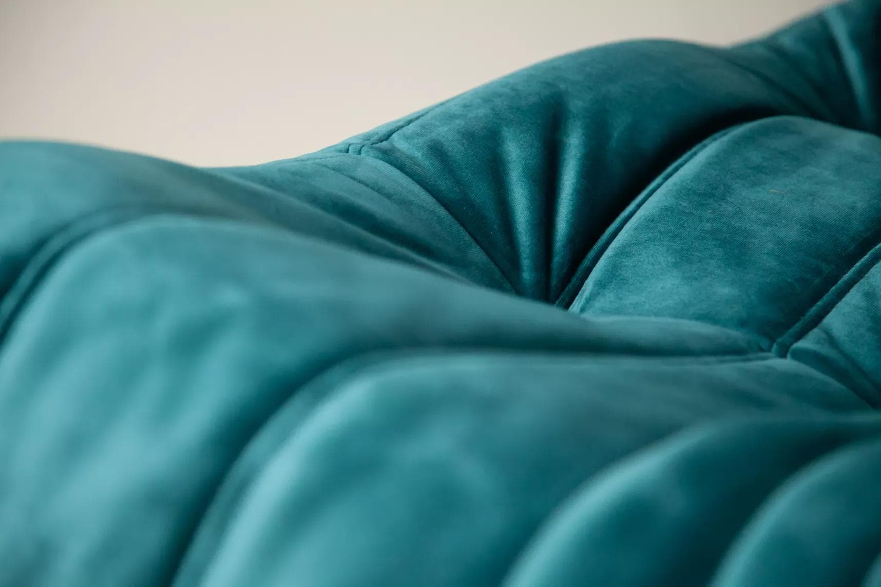 Sofa Togo trzyosobowa, velvet zielony cyraneczka - 166361